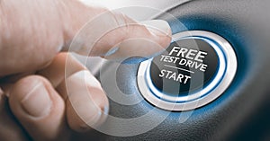 Free Test Drive Offer. photo