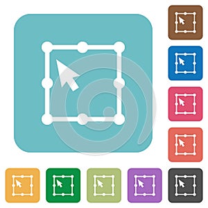 Free transform object rounded square flat icons photo