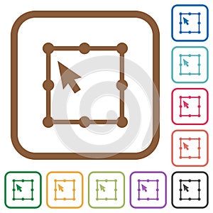 Free transform object simple icons photo