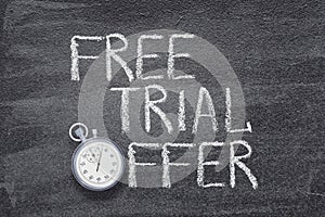 Free trial offer watch photo