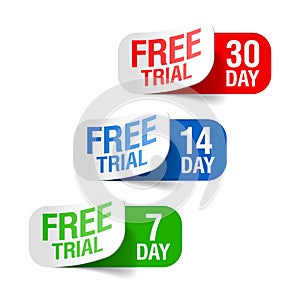 Free trial signs