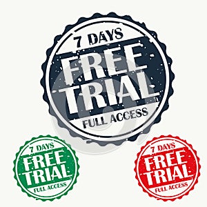 Free trial stamp set