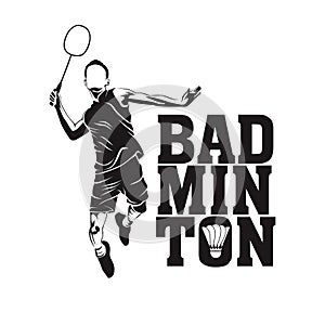 Free Vector Badminton Player Illustrations