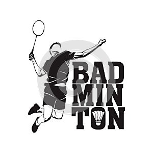 Free Vector Badminton Player Illustrations