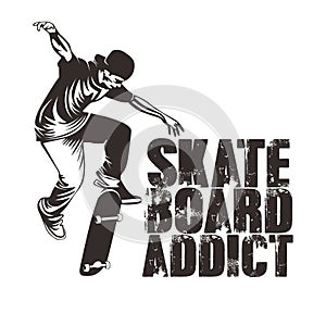 Free Vector Skate Board Player Illustrations