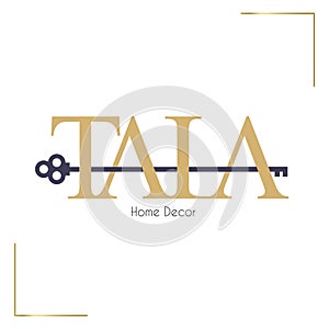 Free Vector Tala Home Decor Logo Design