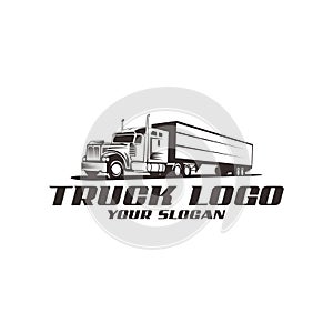 Free vector Truck logo tamplate photo