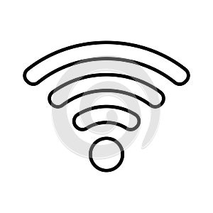 Free wi-fi isolated logo