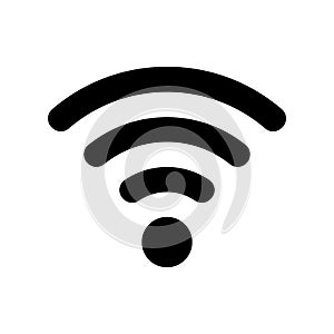 Free wi-fi isolated logo