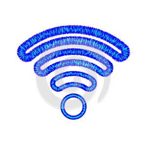 Free wi-fi isolated logo wireless