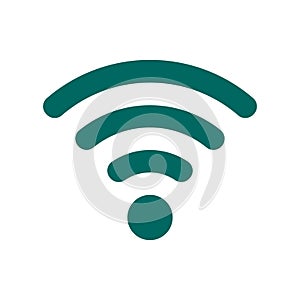 Free wi-fi isolated logo wireless