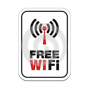 Free wi-fi sign