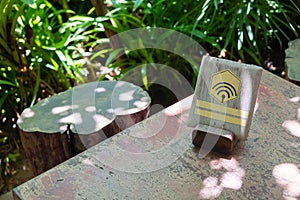 Free wifi concept with the wifi logo