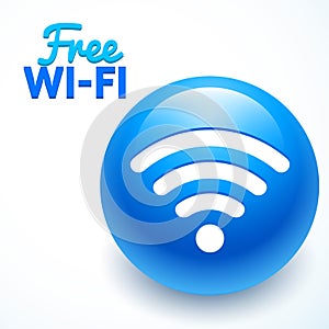 Free wifi icon, abstracts