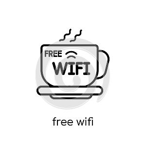 Free wifi icon from Hotel collection.