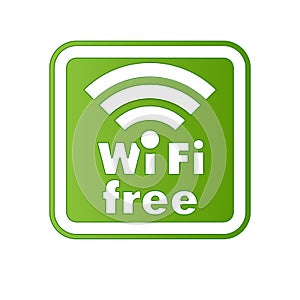 Free wifi and Internet sign