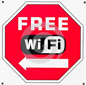 FREE WiFi sign