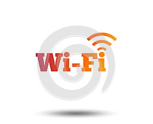 Free wifi sign. Wifi symbol. Wireless Network.