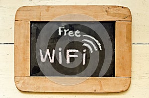 Free wifi symbol