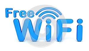 Free WiFi symbol photo
