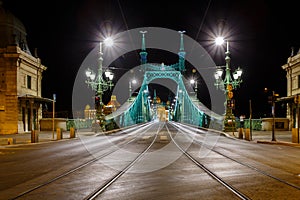 The Freedem bridge in Budapest