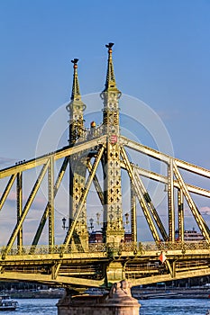 Freedom Bridge in Budapest photo