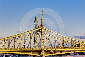 Freedom Bridge in Budapest photo