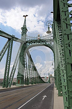 Freedom bridge Budapest