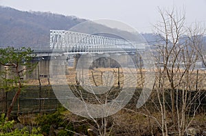 The Freedom bridge does actually cross the Imjin river