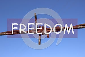 Freedom Concept Word