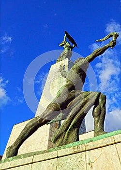 Freedom Monument on Gellert Hill, Budapest, Hungary