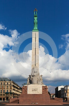 Freedom monument, Riga, Latvia.