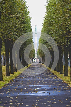 The Freedom Monument in Riga, Latvia. The memorial honours the s photo