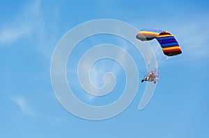 The freedom in powered Paraglider