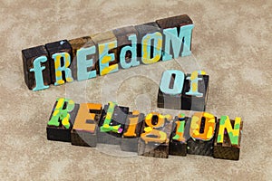 Freedom religion 1st amendment Constitution American right