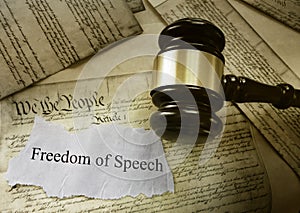 Freedom of Speech message