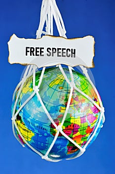 Freedom of speech â€” the right of a person to Express his thoughts freely, both orally and in writing, freedom of the press and