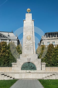 Monument Glory to the Soviet heroes liberators, Budapest photo