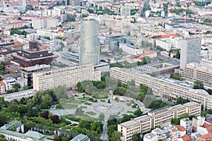 Freedom square (Namestie Slobody) in Old Town of Bratislava, Slovakia