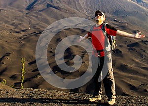 Freedom on volcano Pacaya