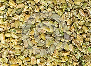 Freekeh grains for a background photo