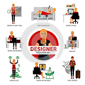 Freelance Designer Set