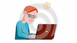 Freelancer Earning Bitcoin Online