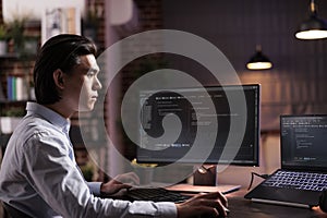 Freelancer engineer coding firewall program