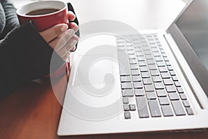 Freelancer work home woman computer laptop