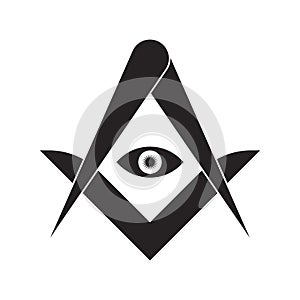 Freemasons vector icon