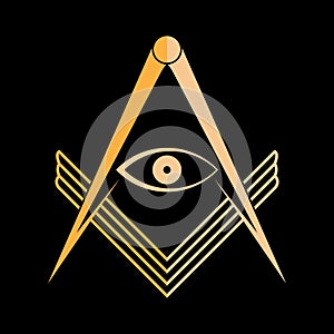 Freemasons vector icon