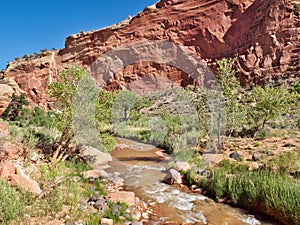 Freemont River in Capitol Reef National Park