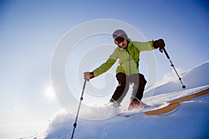 Freeride skier