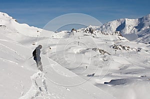 Freeride skier